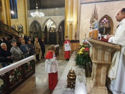 Błogosławieństwo nowej Margaretki modlącej się w intencji ks. Krystiana, 07.10.2022